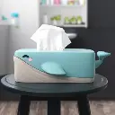 Whale Tissue Box Holder