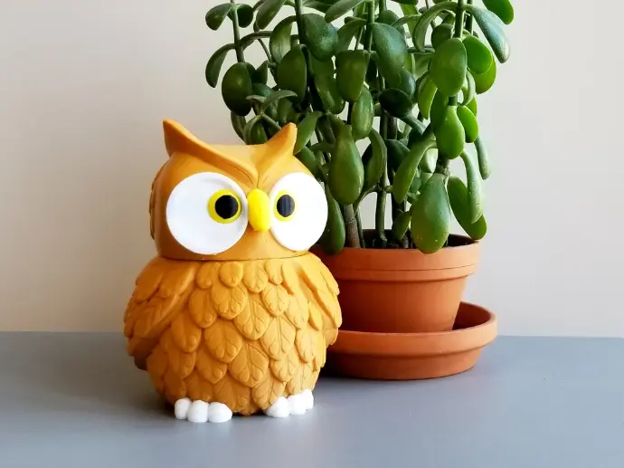 Owl Secret hiding Jar